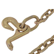 DURAFORCE Grade 70 Wrecker Tow Chain 5/16 x 6 FT 15" Axle J Hook Hook Rollback Carrier USA