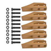 DURAFORCE 6684447 Skid Steer Bucket Unitooth Trenching Bucket Teeth for 5/8" Bucket Lip