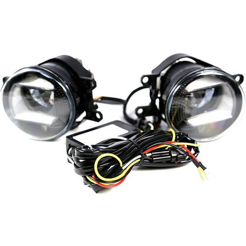 DURAFORCE Bumper LED Fog Lights Lamps Turn Signal Pair for 2011-2013 for Toyota Corolla