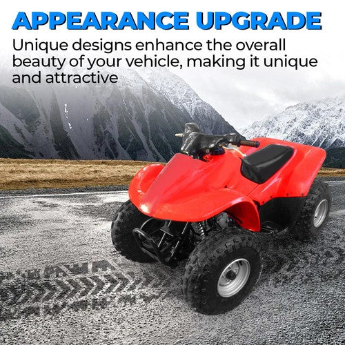 ABS Plastic Front and Rear Fenders for Honda TRX90 1993 2005 Red Set