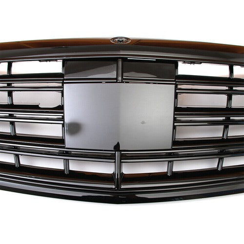 DURAFORCE Grille For Mercedes Benz W222 S450 S500 S550 S550 S63 AMG 2014-2020 W/ ACC Black