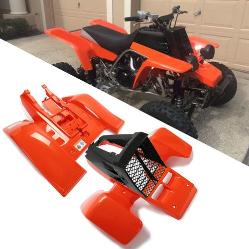 Fenders Gas Tank Plastics Kit Radiator Grille Orange For Yamaha Banshee 350