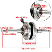 DURAFORCE 150cc Crankshaft Assembly For Scooters ATV With 4-stroke GY6 Motors USA