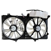 DURAFORCE Dual Radiator and Cooling Condenser Fan w/Kettle for 2012-2017 for Toyota Camry