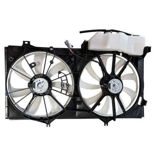 DURAFORCE Dual Radiator and Cooling Condenser Fan w/Kettle for 2012-2017 for Toyota Camry