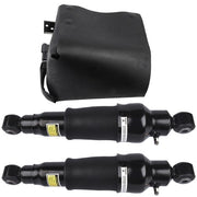 DURAFORCE 2Pcs Air Shock Absorber + 1Pc Compressor Pump Rear For Infiniti QX56 2007-2010