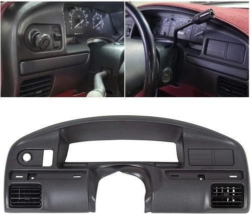 DURAFORCE Instrument Cluster Dash Panel Bezel Cover for 92 93 94 97 Ford Bronco F150 F250