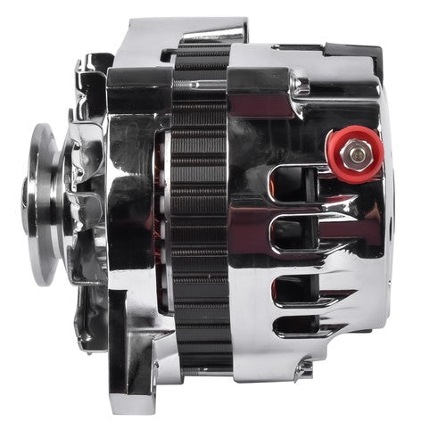 DURAFORCE Chrome CS130 Alternator V-Belt 1 Wire for Chevy GM 1985-1993 ES1022C 180Amp 12V