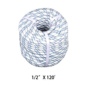 DURAFORCE Braided Polyester Rope 8400 Lbs Breaking Strength For Swing Double 1/2" x 120'