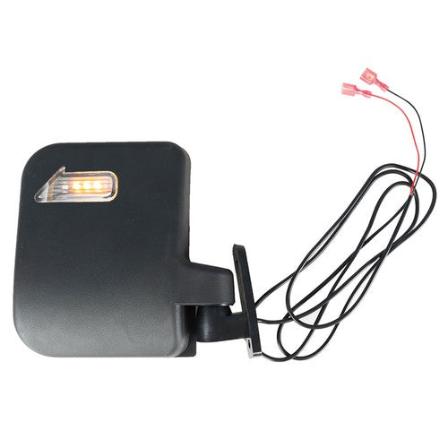 DURAFORCE Side Mirrors With Led Turn Signal Light Rear View Mirrors For EZGO Golf Cart