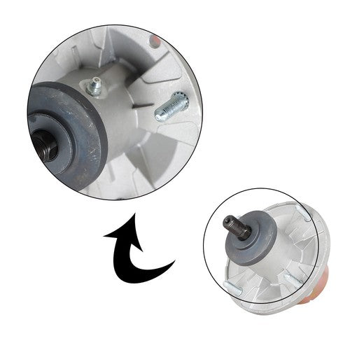 DURAFORCE 3 Pcs Spindle Assembly For John Deere Z535M Z540M ZTrak Mower 48" 54" AM144608