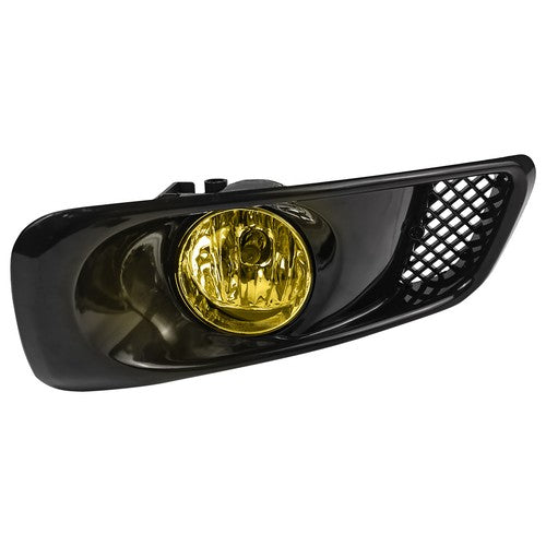DURAFORCE For 1999-2000 Honda Civic Front Bumper Yellow Lens Halogen Fog Lights Lamp