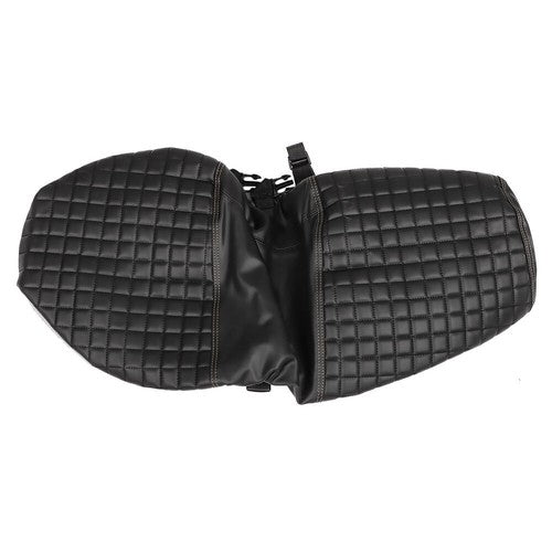 DURAFORCE Black Front And Rear Seat Covers 4Pcs For EZGO Medalist TXT Golf Carts 1994-2013
