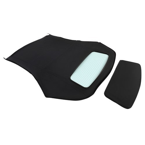 DURAFORCE For Audi A4 2003-2009 Convertible Soft Top & Heated Glass Window In Black Vinyl