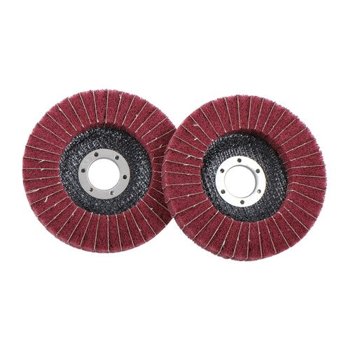 DURAFORCE 10 Pack 4-1/2 Inch Scour Flap Discs 120 and 240 Grit Grinding Sanding Discs