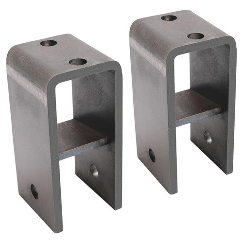 DURAFORCE 2" wide Trailer Slipper Tandem Axle Spring Attaching Hanger Kit 5.2K-8K LBS