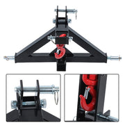 DURAFORCE Quick Hitch Multi Compatible with Towing Hook 3 Point Trailer Hitch 2 Receiver