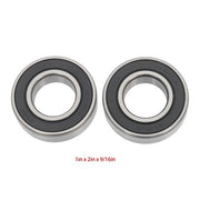 DURAFORCE 10Pcs 1641-2RS Deep Groove Ball Bearings 1In Inner Dia 2In OD 9/16In Bore Sealed