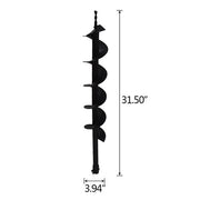 DURAFORCE 4" Earth Auger Drill Bits for Gas Powered Post Fence Hole Digger