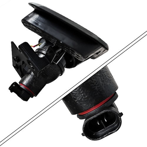 DURAFORCE For 1999-2000 Honda Civic Clear Lens LED Fog Light Lamps DRL & BLACK GRILLE 3PCS