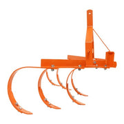 DURAFORCE Category 1&3 Point Quick Hitch Cultivator w/ 6 Spring Steel Shanks Tow bebhind
