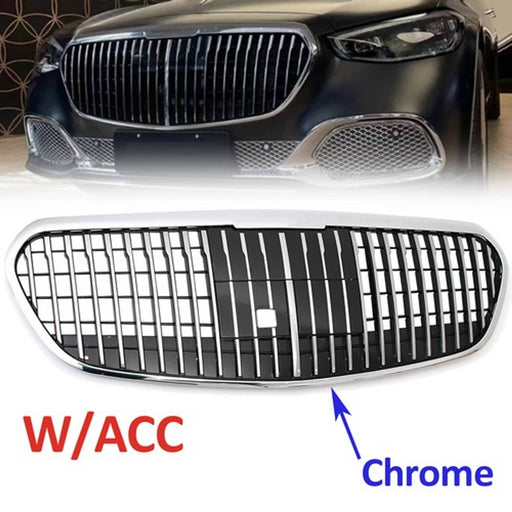 DURAFORCE Grille for Maybach for Mercedes Benz W223 S450L S500 S580 S680 2021-2024 Chrome