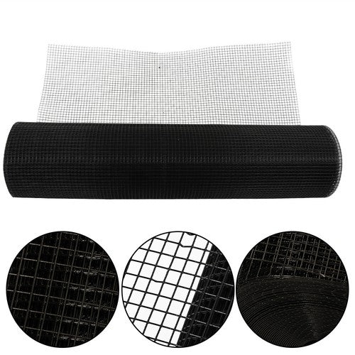 DURAFORCE 48in*100FT1/2In Hardware Cloth Chicken Wire Fence Vinyl Coated Welded Mesh New