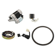 DURAFORCE Diesel Electric Starter Motor Flywheel Rectifier Fuel Pump For 186F 186FA Engine