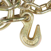 DURAFORCE New 5/16''x3' G70 V-Chain Bridle w/8" Medium J Hooks,T- Hook&J-Hook w/Grab Hooks