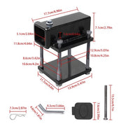 DURAFORCE 4"- 4.5" Square Bolt-on Bumper Hitch Receiver, Adapter with Hardware Durable