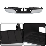 DURAFORCE Fit For Toyota Tundra 2007-2013 Chrome Complete Steel Rear Bumper W/ Hardware