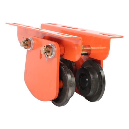 DURAFORCE 2200lbs/1 Ton I-Beam Manual Trolley Double Wheels 2.68"-4.33" Adjustable