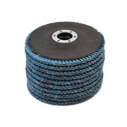 DURAFORCE 10 PACK PREMIUM ZIRCONIA FLAP DISC SANDING GRINDING 4-1/2" X 7/8" 40 GRIT