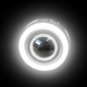 DURAFORCE For 2016-2021 Honda Civic DRL White LED Halo Projector Fog Lights Lamp Angel Eye