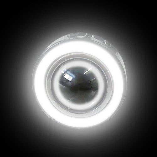 DURAFORCE For 2016-2021 Honda Civic DRL White LED Halo Projector Fog Lights Lamp Angel Eye