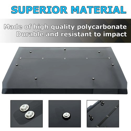 For 2014 Plus Can-Am Commander 800 1000 1000R Heavy Duty Smoke Tinted Roof
