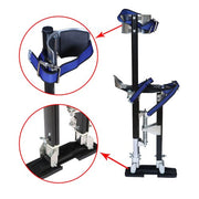 DURAFORCE 15" - 23" Adjustable Drywall Stilts Painters Walking Finishing Tools Black