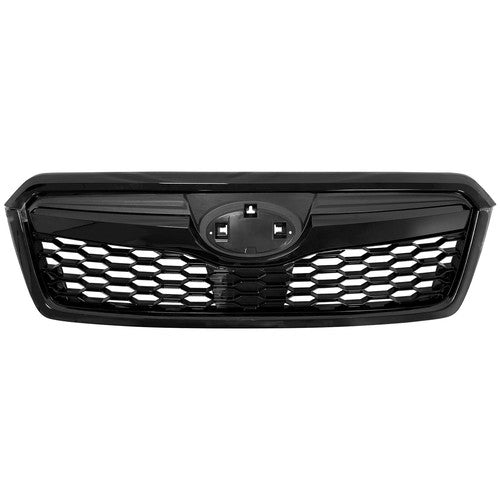 DURAFORCE For 2014-2018 Subaru Forester Gloss Black Upper Grille Honeycomb Grill Assembly