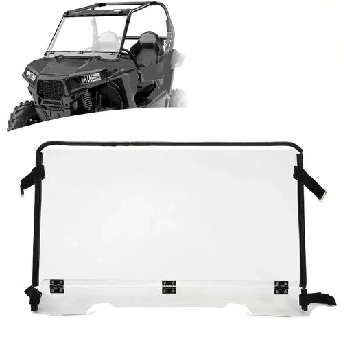 DURAFORCE Front Windshield Scratch Resistant Fit For 2014-2018 Polaris RZR XP / XP 4 1000