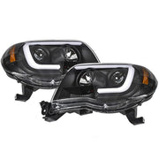 DURAFORCE Headlights Left&Right For Toyota Tacoma 2005-10 11 Front Bumper Grille Plastic