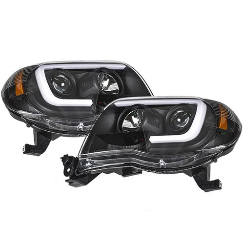 DURAFORCE Headlights Left&Right For Toyota Tacoma 2005-10 11 Front Bumper Grille Plastic
