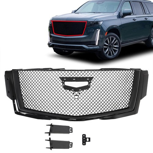 DURAFORCE For Cadillac Escalade 2015-2019 2020 Front Bumper Grille Honeycomb Mesh Black
