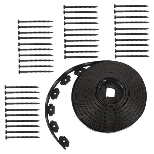 DURAFORCE Edge Lawn Border 1.7" 100'No-Dig Garden L-shaped Landscape Edging Border Kit New
