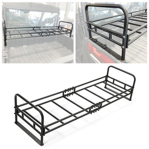 DURAFORCE Black Steel Cargo Rack For 2005-2018 Polaris Ranger 700, 800, 900, 1,000