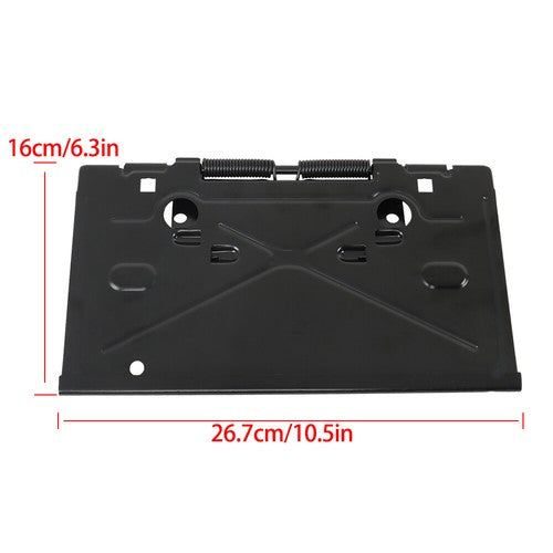 DURAFORCE Fit For 1968-1972 Chevrolet Chevelle License Plate Tag Bracket With Hinge Metal