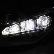 DURAFORCE Right+Left Side For 17-19 Toyota Corolla LE Fog Lights Assembly w/ Wiring+Switch