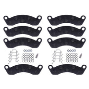 DURAFORCE 8 BRAKE PAD KIT 10K-12K AXLE FOR K71-180-00 DEXTER CALIPER 2WHEELS Semi-Metallic
