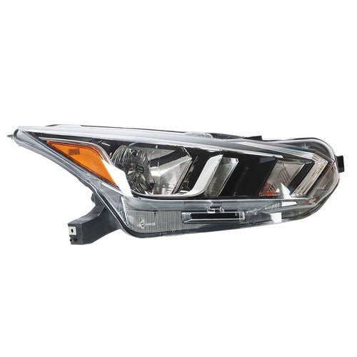 DURAFORCE Fit For Nissan Versa S SV 20-21 Headlight Right Lamps Chrome Housing Clear Lens