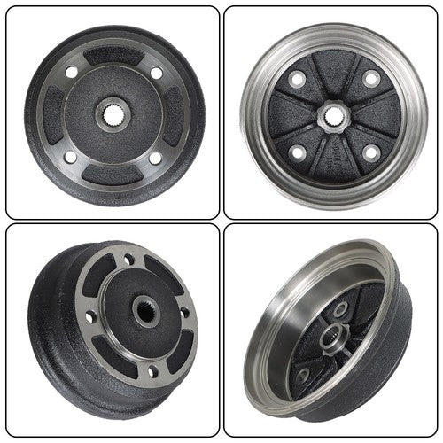 DURAFORCE 41038-0034 Front Brake Drum for Kawasaki Mule 3000, 3010, 4000 & 4010 2x4 4x4