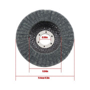 DURAFORCE 10 Pcs 4-1/2" Scour Flap Discs 320 & 600 Grit Sanding Discs for Angle Grinder